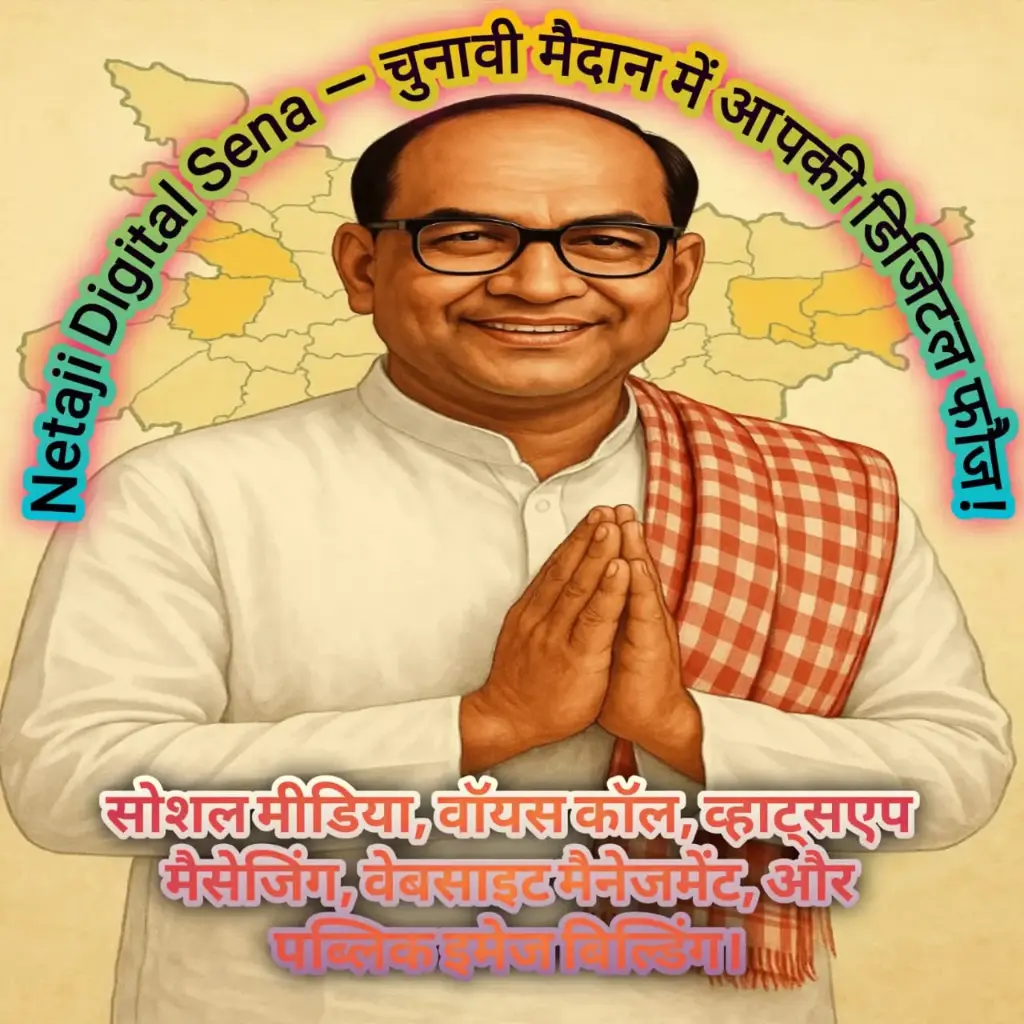 Netaji Digital Sena — चुनावी मैदान में आपकी डिजिटल फौज!