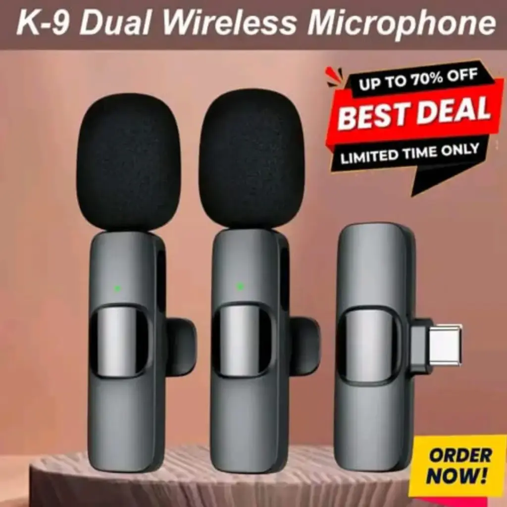 Classic Wireless Microphone – Premium Sound & Portability