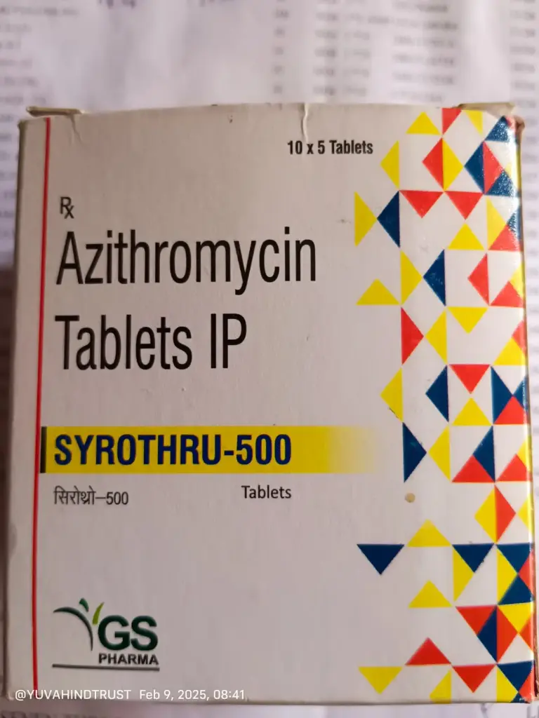 [gs pharma] Syrothru-500  1X5 TAB