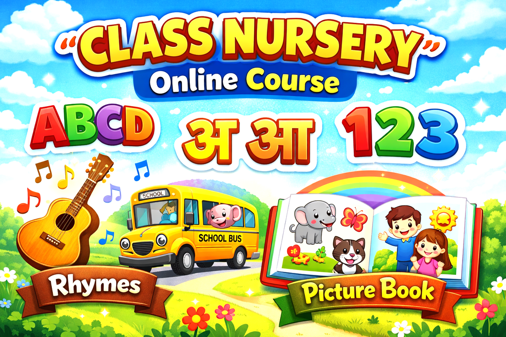 Nursery Full Course | A to Z Alphabet, अ से अः, Numbers 1 to 100